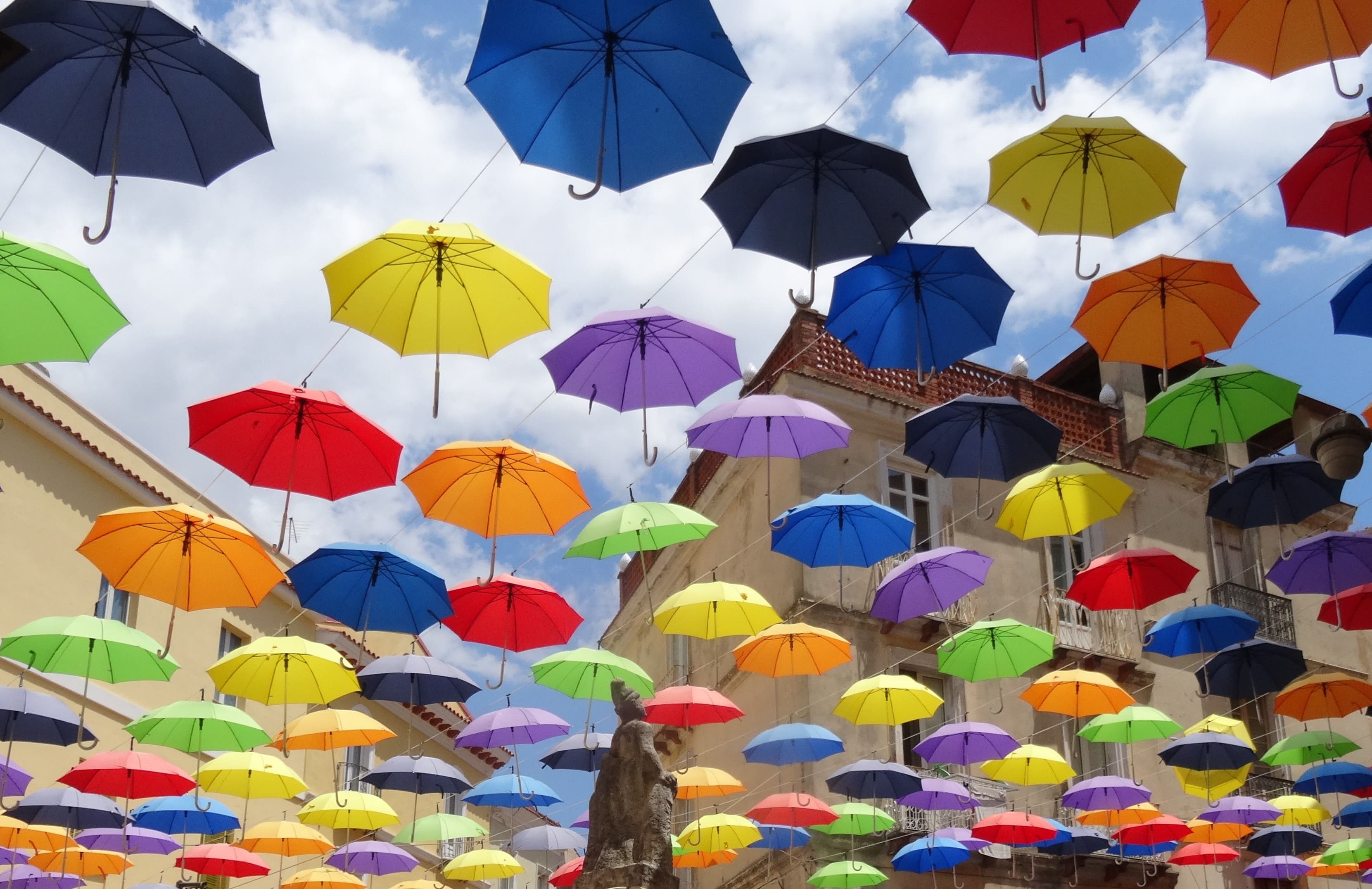 Bild von einem Blatt mit Regentropen